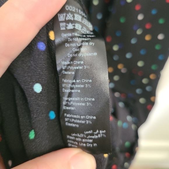 City Chic Maxi Emma Black Polka Dot Dress Balloon Sleeve Boho Flowing Sz XS/14 - Picture 8 of 10